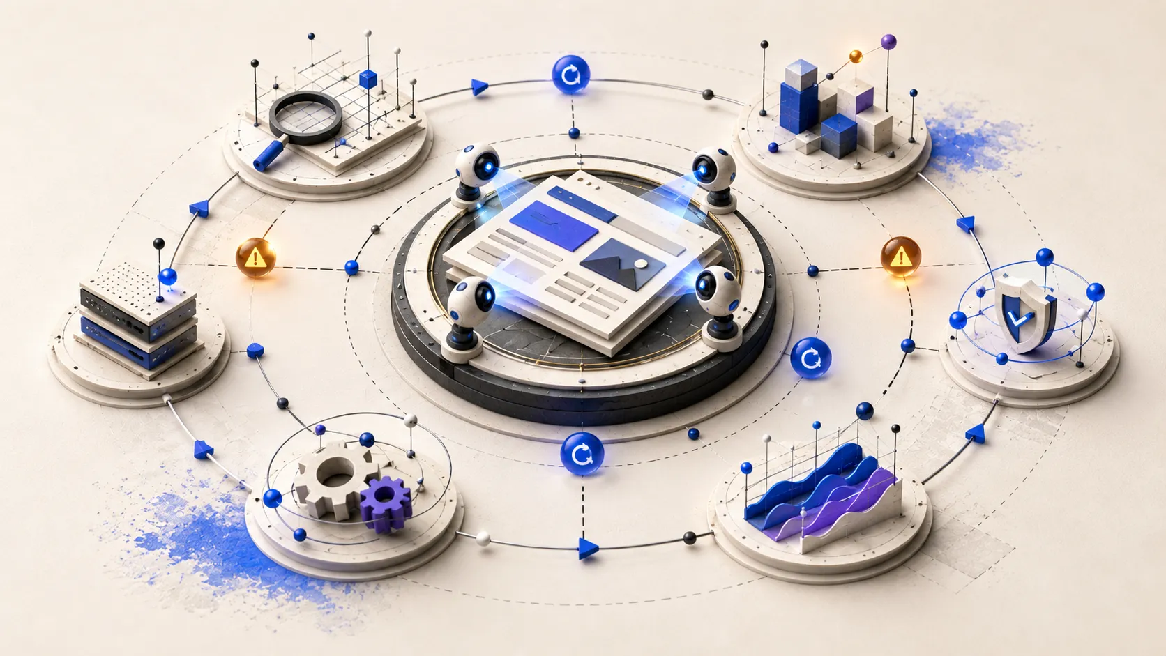Station de monitoring SEO technique analysant un site en continu